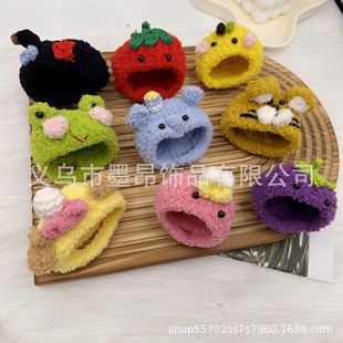 ��ϵ��ͨС�ɐ�ë�q�q�߲�С����ñ���^��DIY�ֹ���ż�������