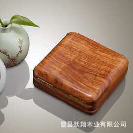 复古木质首饰盒翻盖式手镯手链包装盒商用珠宝店饰品盒手串锦盒