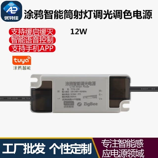 12W涂鸦智能调光电源APP远程调色缓启开关电源36V1