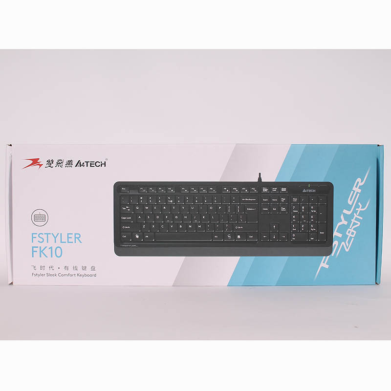 双飛燕fk10有線キーボードusbデスクトップノート汎用外付けキーチョコレートボタンオフィス耐久性|undefined