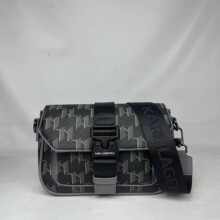 2026外贸新款款斜挎马鞍包信使包男女通用时尚老花款单肩包