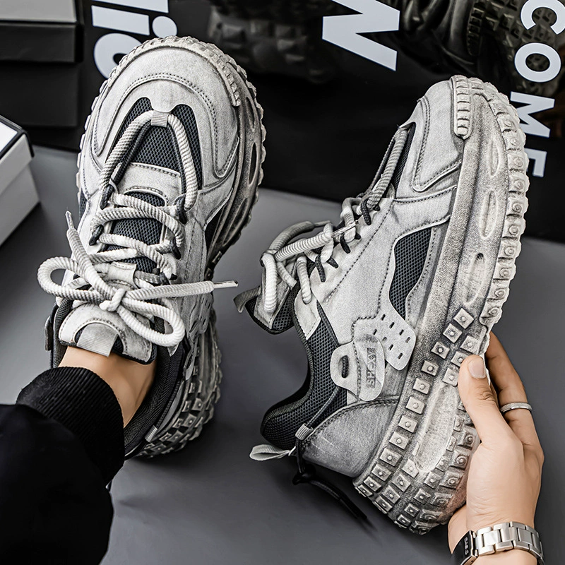 Мужская обувь Весенняя новая дышащая сетка молодежная спортивная обувь мужская мода