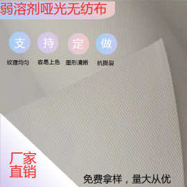 厂家批发零售弱溶剂UV高光哑光壁画布墙布背景墙针孔无纺布