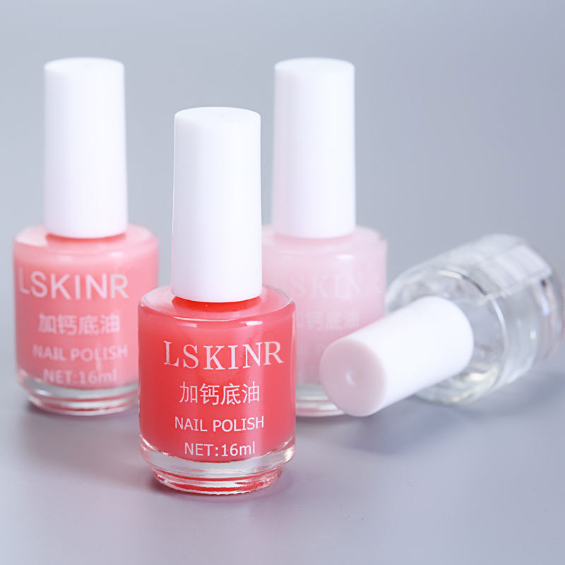 Wholesale Quick-Dry Oil-Based Calcium-Added Base Coat, Glossy Nail Polish, Long-Lasting Transparent Nail Care Oil, Nail Polish That Doesn'T Require Baking