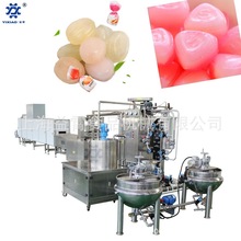 薄荷硬糖生产线硬糖设备上海工厂糖果浇注成型机械夹心硬糖生产线