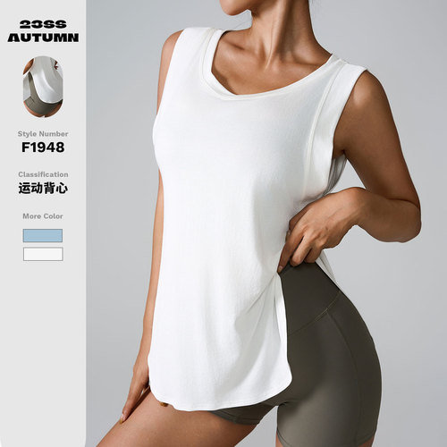 ins 2024 cross-border loose sleeve exercise jacket running training western yoga top loose exercise backless top