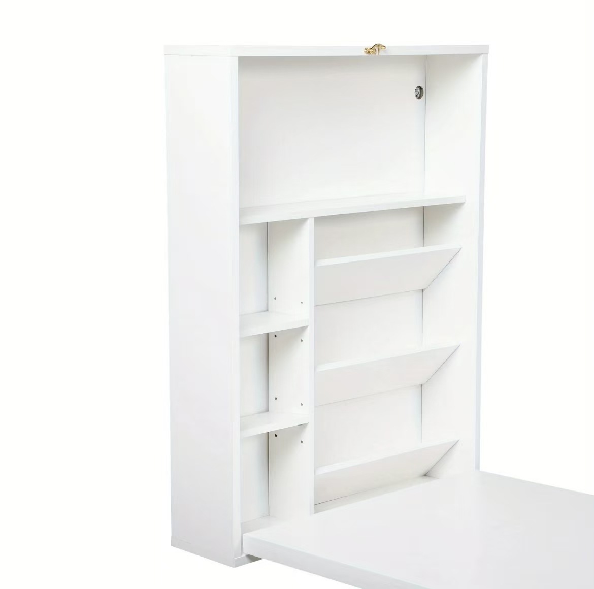 Muebles de comercio electrónico transfronterizo decoración de muebles de madera moderna compacta pared plegable gabinete de escritorio