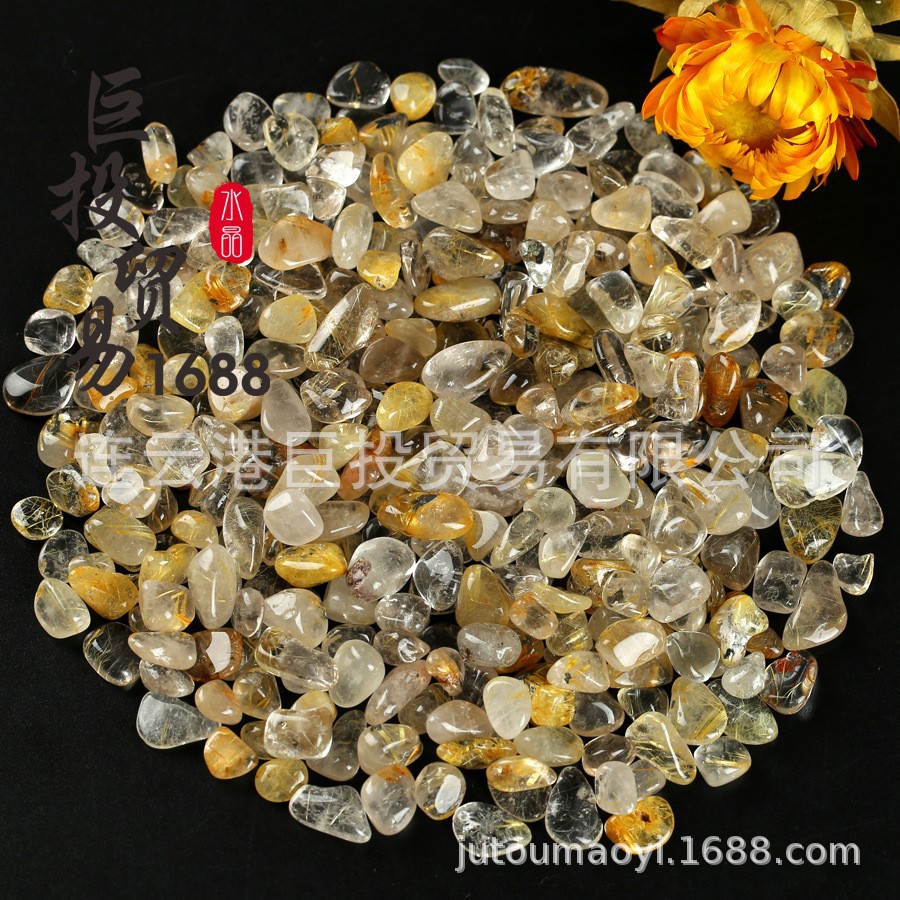 100 tipos de piedra triturada de 7 - 9mm cristal natural jade ágata espécimen de piedra preciosa marco de fotos transfronterizo mano suministro Amazon