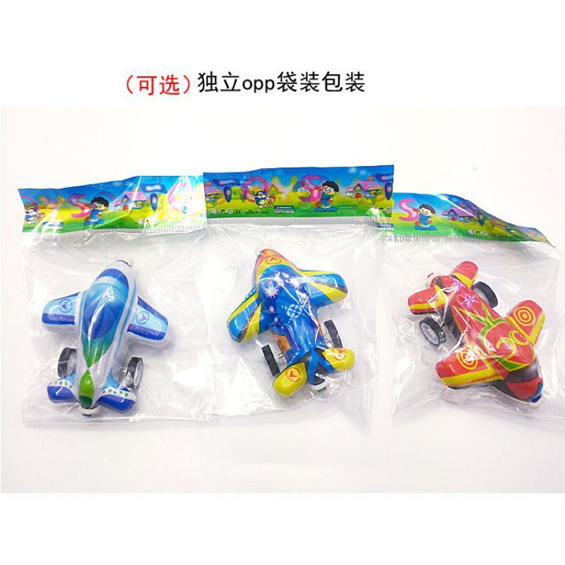 Carro de juguete de cabina pequeña aeronave para empujar pequeñas burbujas molino de viento regalo barato para niños pequeños juguetes lotes