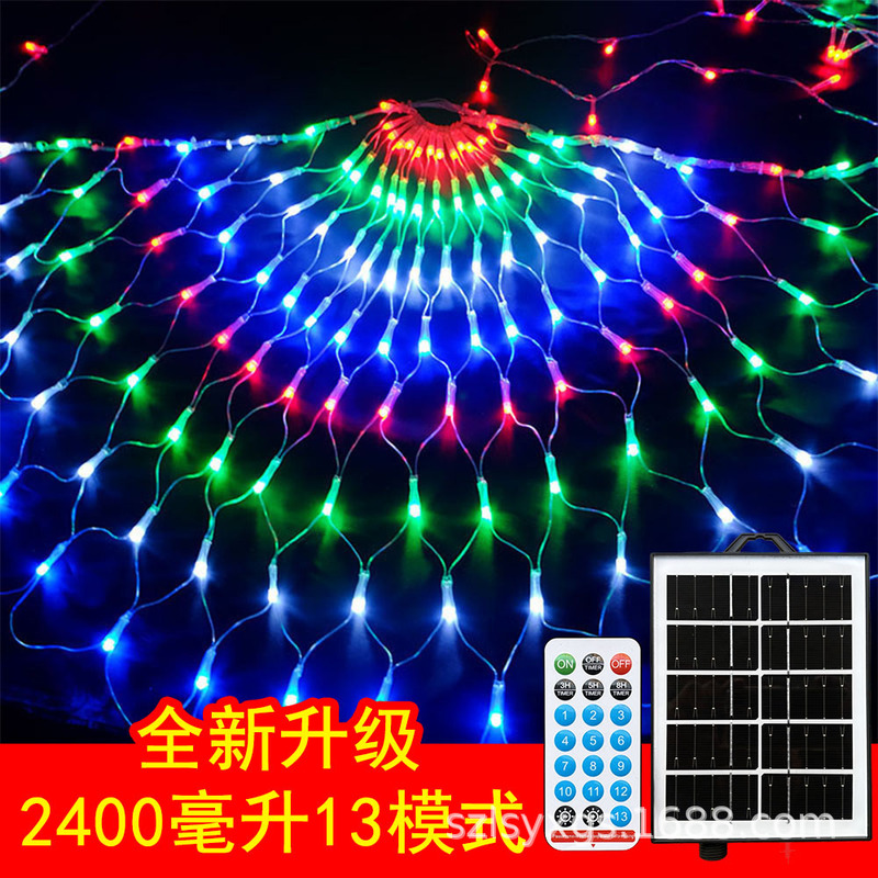 Solar Led Colored Lights Peacock Lights Flashing String Lights 110V Us/Eu/Uk Standard Outdoor Decorative Fishing Net Lights Solar Led Colored Lights Peacock Lights Flashing String Lights 110V Us/Eu/Uk Standard Outdoor Decorative Fishing Net Lights