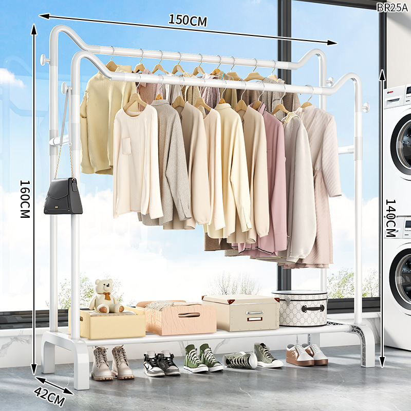 [고양이귀 더블폴 모델] 롱 150cm - 클래식 화이트