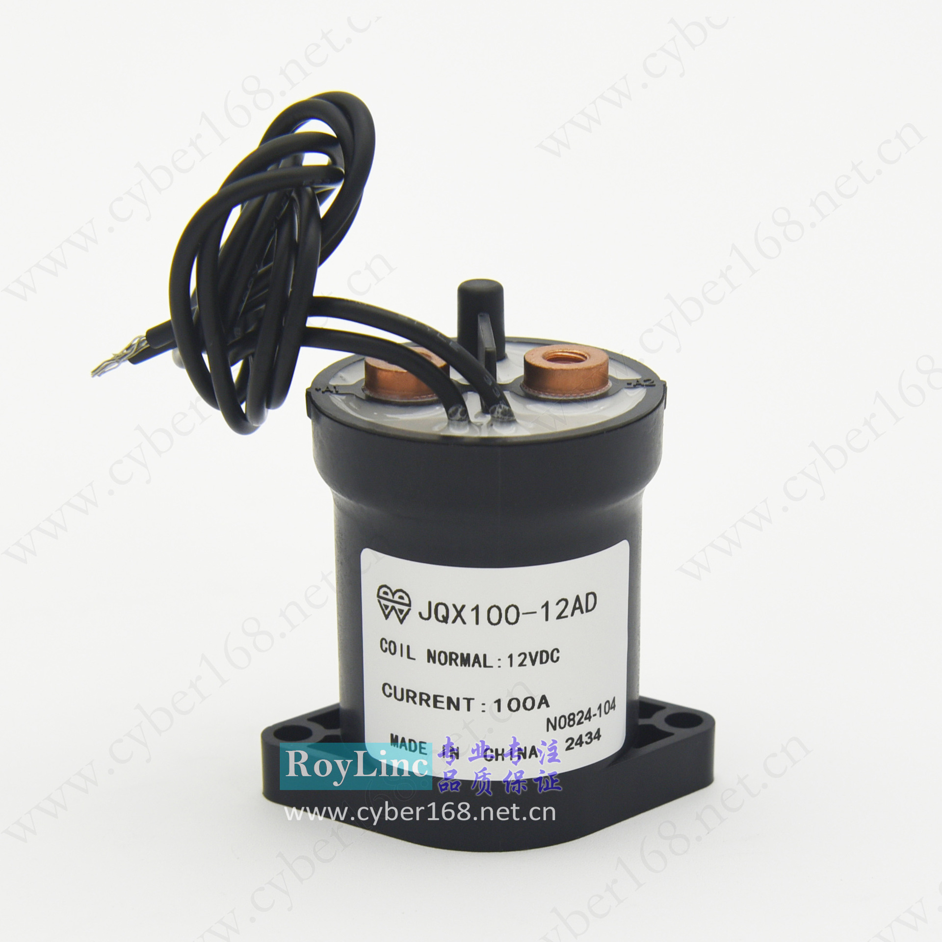 900V 100A堆高车装载挖土机叉车12VDC直流继电器IP69 JQX100-12AD