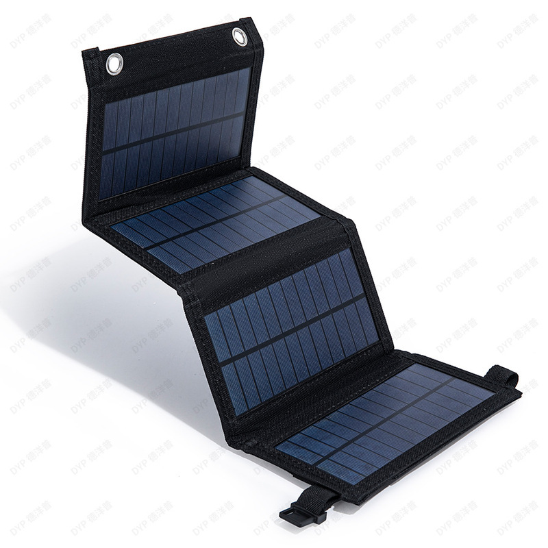 跨境太阳能板USB充电折叠包户外露营手机折叠电池充电板5V8W20W|undefined