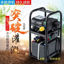 农用高压打药机小型手提式电动喷雾器新式双泵充电打药智能喷雾机