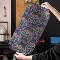 Чайный коврик, двусторонний чайный сервиз, впитывающее китайское чайное полотенце, водонепроницаемый чайный столик, сухой пузырьковый чайный коврик, коврик для стола, подушка, тканевая подставка для чайного стола