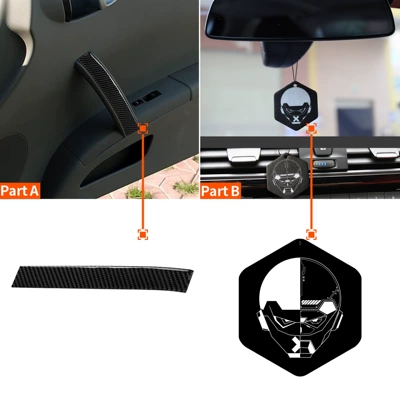 carbon fiber car accessories, Lamp eyebrow
