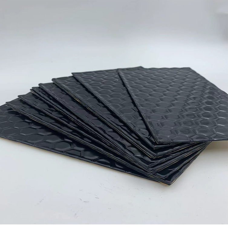 Car Soundproof and Shockproof Panels, Soundproof Cotton, Four-Wheel Sound-Absorbing Cotton, Butyl Rubber Four-Door Full Car Door Noise Reduction Sticker, Self-Adhesive