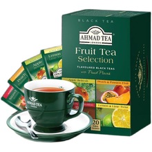 AHMAD亚曼精选果味红茶20茶包分享 4款果香味袋泡茶包组合水果茶