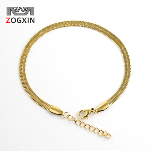Special jewelry chain cross-border European and American new personalized retro blade chain bracelet hip-hop niche jewelry same style for men and women