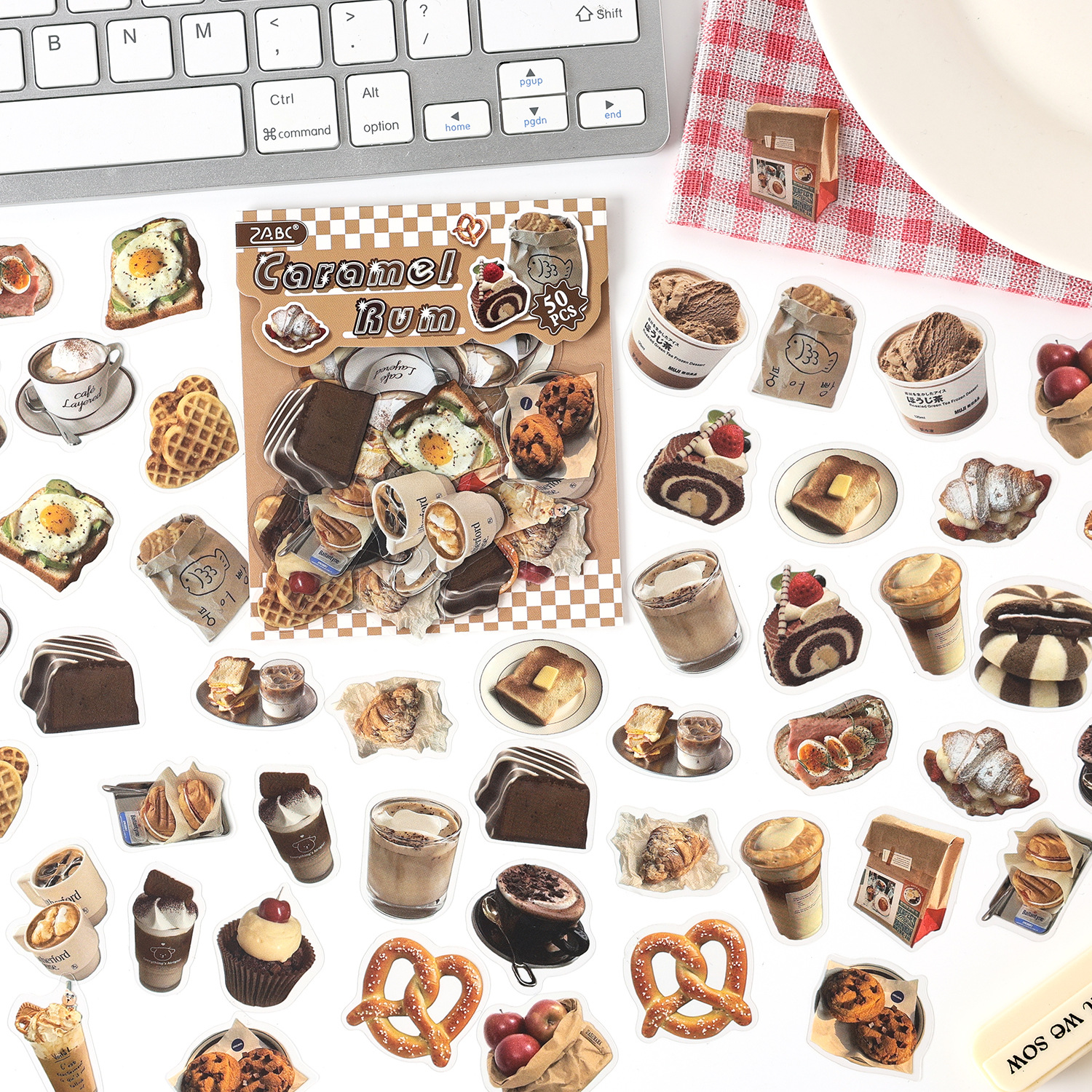 Morning Light Thinking Series Paquete de pegatinas de pet transparente