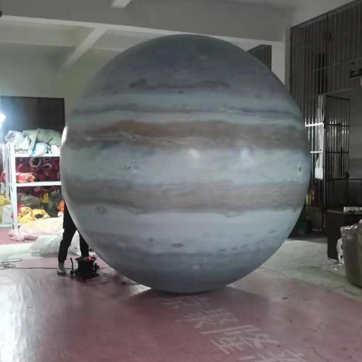 热卖网红充气灯光星球，七彩变色LED充气土星球月球，搞活动聚会