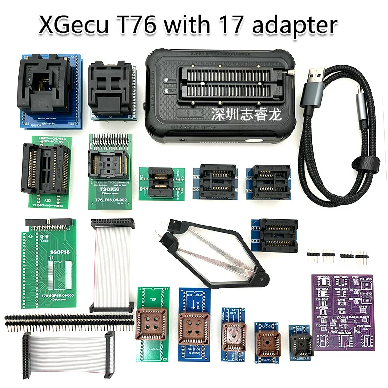 Программатор Xingong XGecu T76, версия Upgrade +17 адаптер T76+17adapter