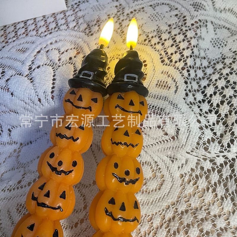 跨境新款万圣节led南瓜灯子弹头遥控万圣节仪式感仿真电子蜡烛|undefined