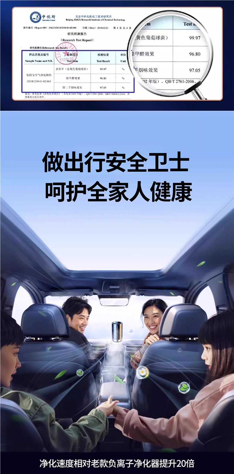 Car Air Purifier, New Car Odor Removal, Formaldehyde Removal, Car Spray Humidifier, Deodorizing Aromatherapy Machine