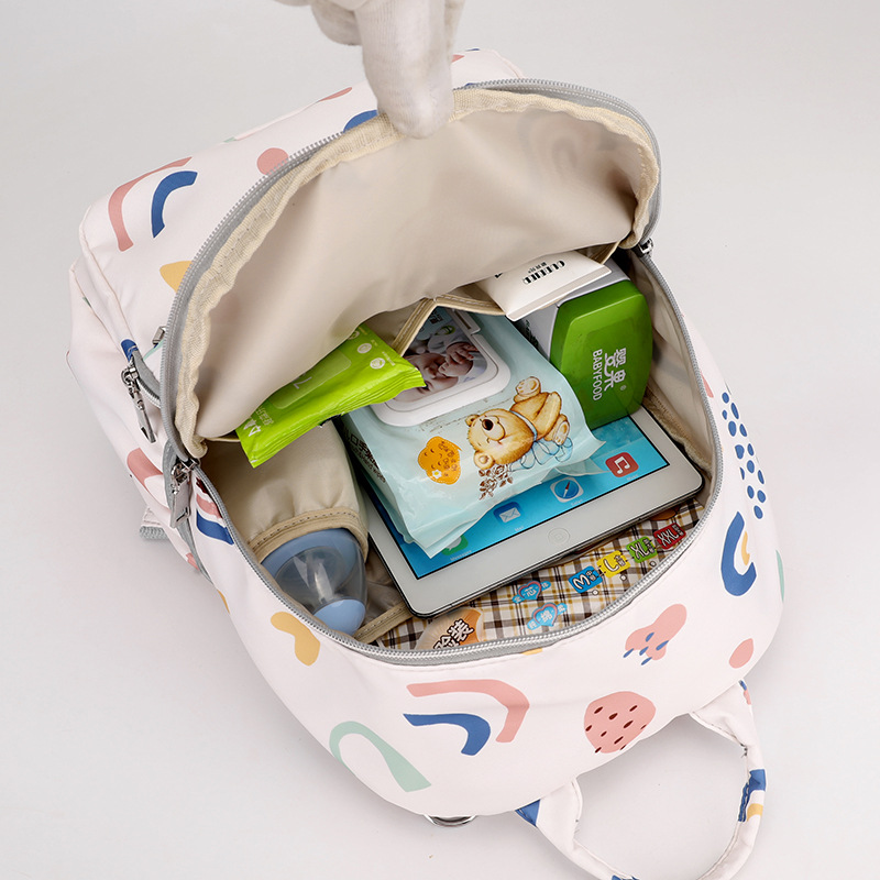 Mejor opción Nueva moda gran capacidad de la momia bolsa de estilo coreano ligero húmedo y seco de separación bolsa de maternidad de aislamiento almacén de leche materna y bolsa infantil