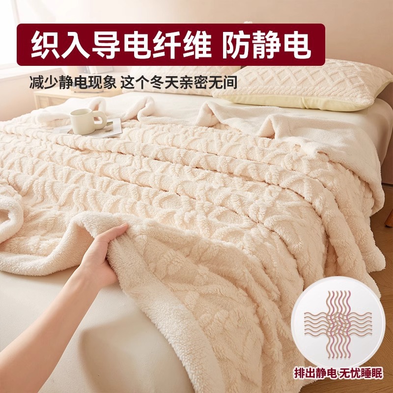 Mantras de invierno gruesas de lana de coral de oficina siesta pequeña mantas sofá mantas mantas de chal al por mayor