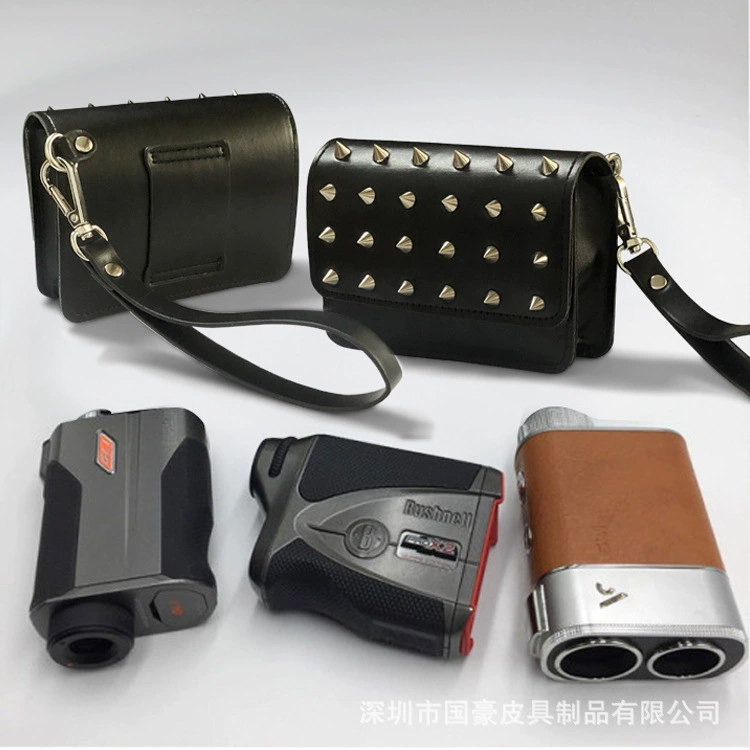 2021 подвесной счетчик для гольфа в Корейском стиле, маленькая поясная сумка, дальномер для гольфа, кожаный чехол, сумка для хранения