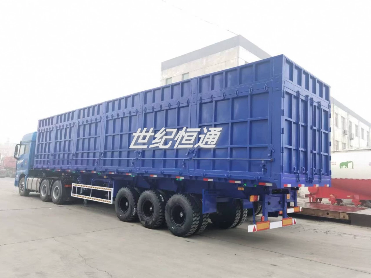 Прицеп-самосвал с внешним баком, боковой самосвальный прицеп, U-образный самосвальный прицеп, низкорамный прицеп