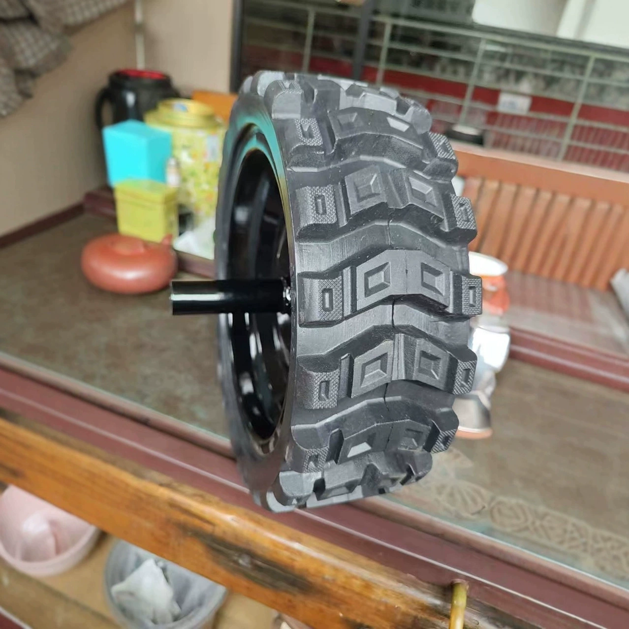 Шина для снегоуборочной машины 325-8, цельная, для микро-культиватора