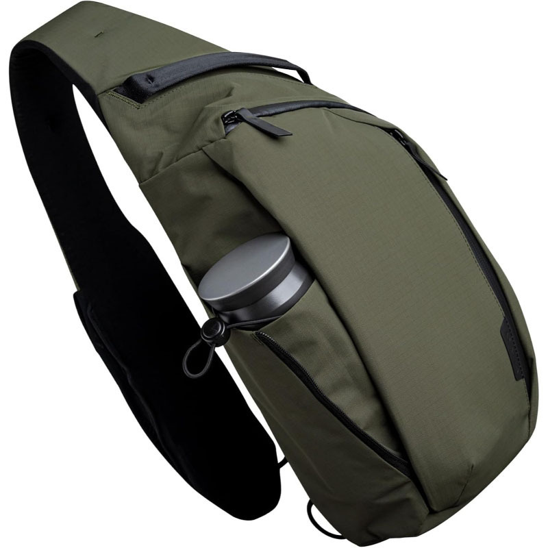 Men's Crossbody Bag New Casual Versatile Chest Bag Multifunctional Simple Lightweight Cycling Bag Commuting Travel Fashion Bag