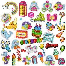 钻石贴画新款万圣节儿童手工diy贴钻卡通益智玩具男女孩砖石画