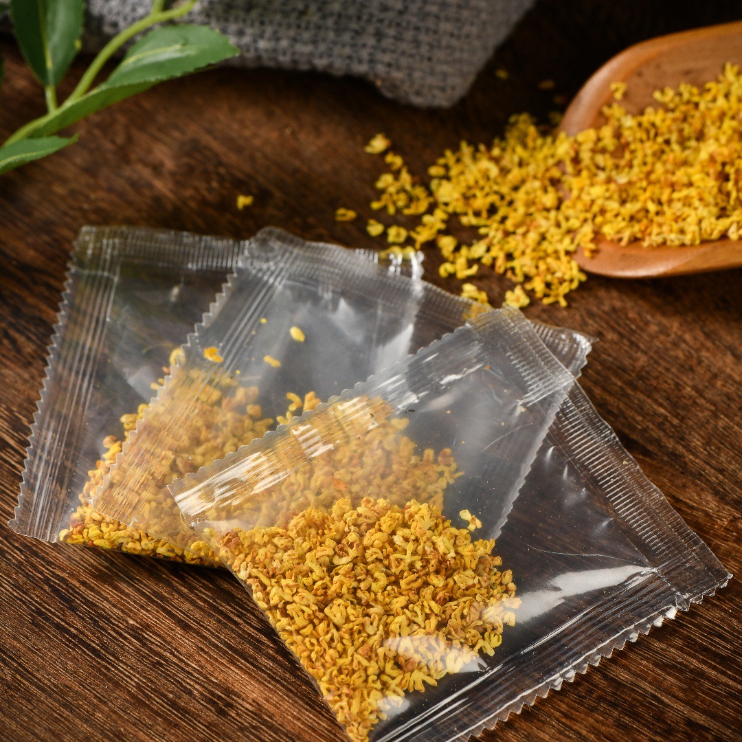 无硫桂花干小包装微波脱水冻干桂花干花花果茶1克花茶茶包
