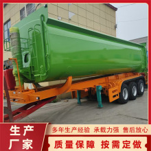 出口30吨运油罐车 三桥罐式运输车 保温层油罐半挂车 材质可选