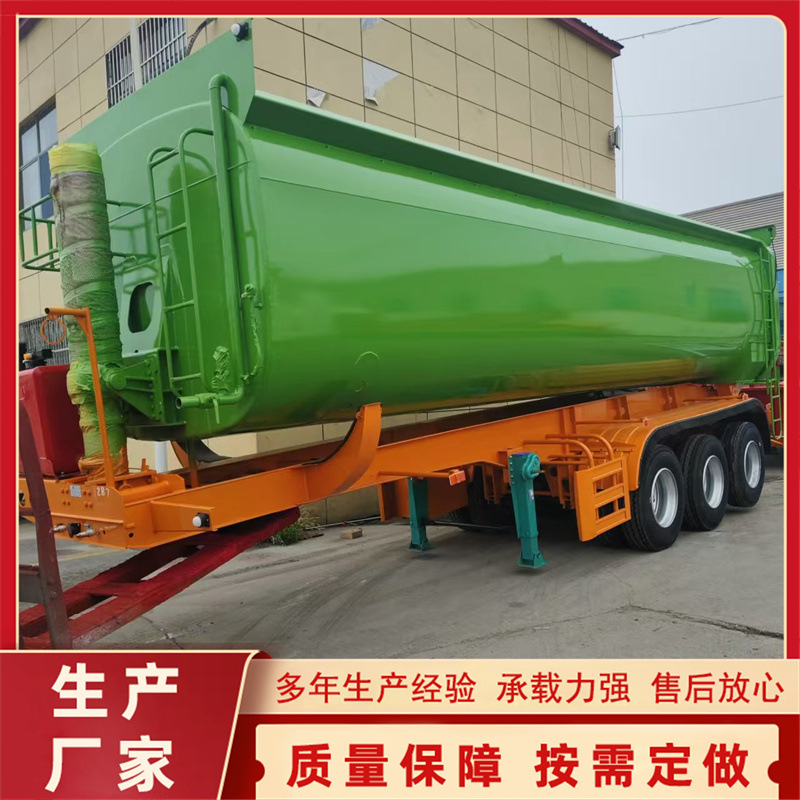 出口30吨运油罐车 三桥罐式运输车 保温层油罐半挂车 材质可选