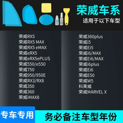 Window Anti-Reflective Waterproof Film, Rainy — Rearview mirror rainproof sticker - roewe-full-seriescomplete-5-piece-set-please-specify-vehicle-model-year