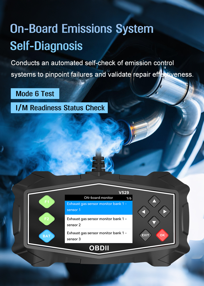 V529 car diagnostic tool OBD fault diagnosis decoder code reader car repair tool fault code clear tool