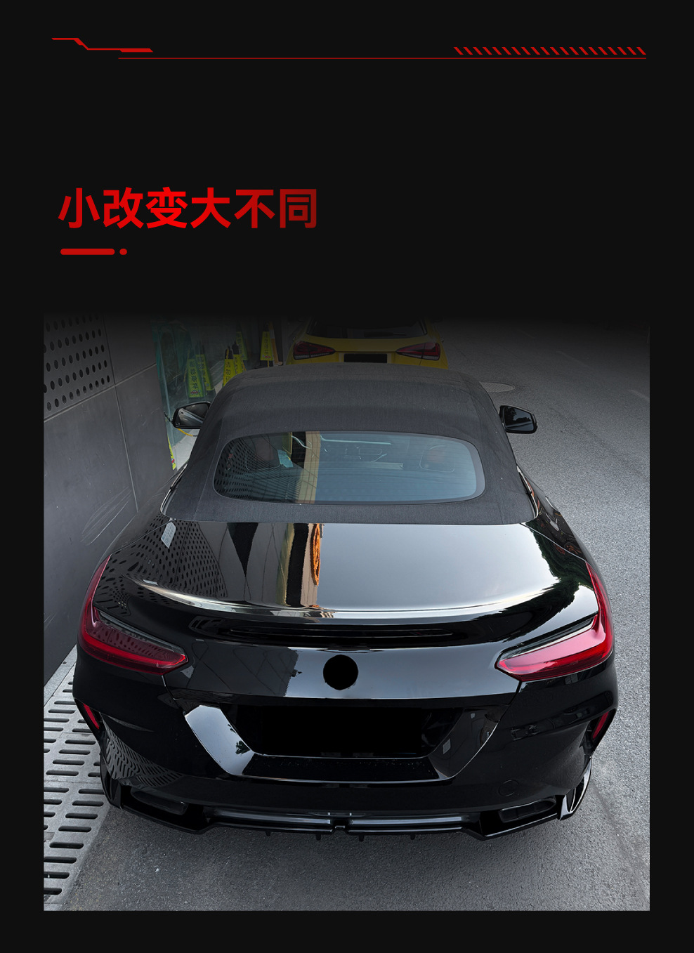 Suitable for 2018+ Bmw Z4 G29 M40I Dedicated Rear Lip Spoiler Surround Cross-Border Modification