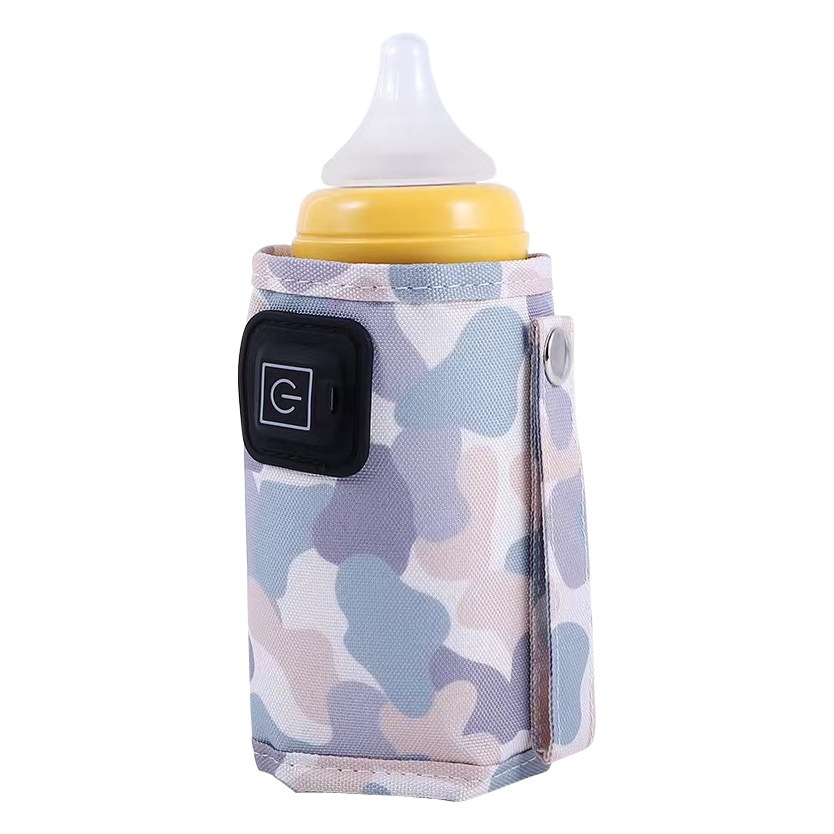 Biberón calefacción aislamiento térmico cubierta leche calentador portátil bebé temperatura constante USB Universal cubierta de la botella de leche aislamiento térmico leche calentador