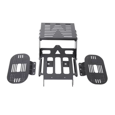 Cub CC110 Motorcycle Sliding Mobile Tail Rack Trunk Telescopic Bracket Black Movable Tail Rack Side Rack (Motorcycle frame) - honda-beast-cc-9999999999-off-stacked-tail-rack-side-rack