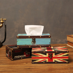 British style tissue box household supplies creative restaurant tissue box car cylinder paper tissue box napkin box hot sale