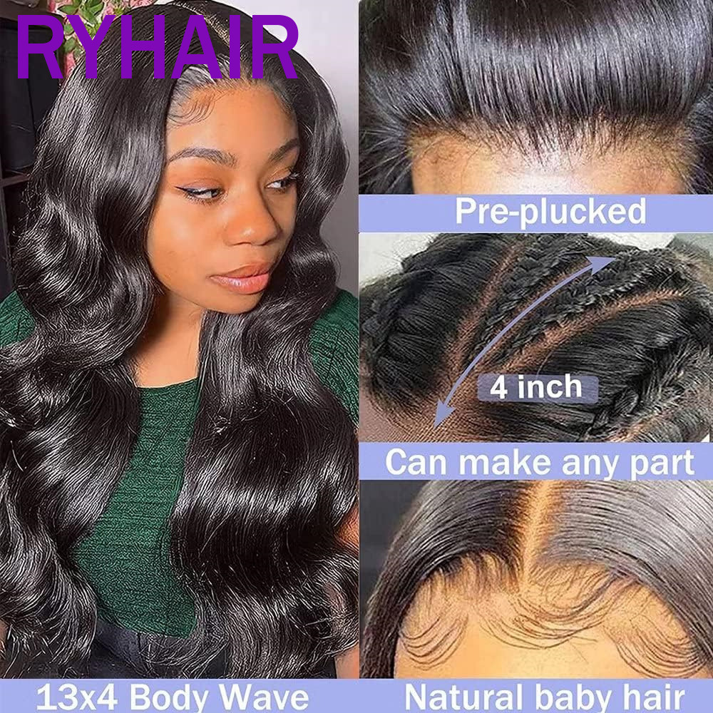 body wave human hair wig (4)
