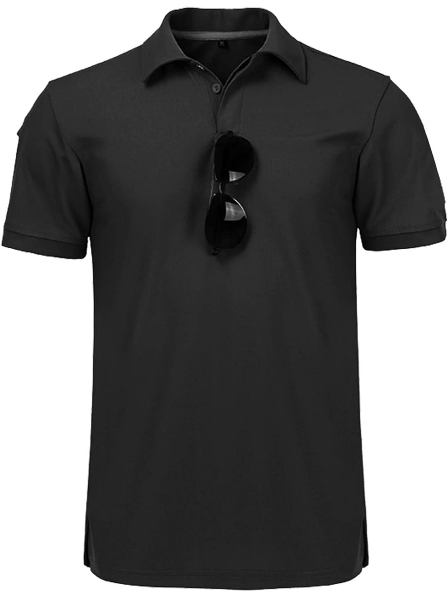 Mens Lightweight Golf Polo Shirt Quick Dry Performance Transfronterizo
