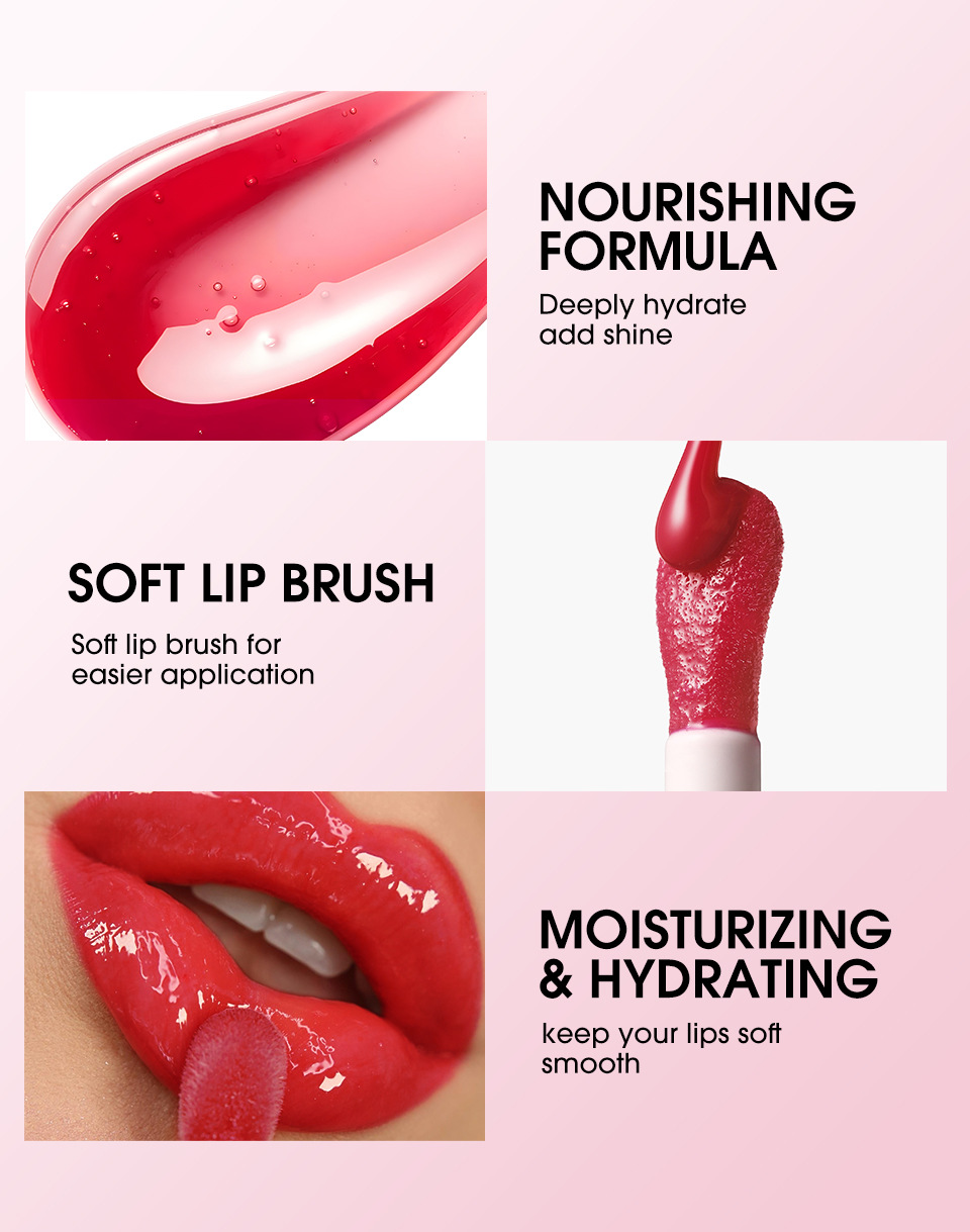 LANGMANNI colored lip oil, lip gloss, lip oil, single bottle undefined