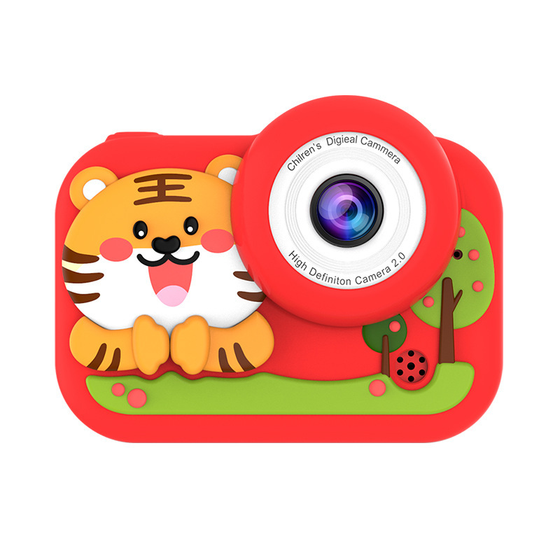 Nuevas cámaras infantiles transfronterizas pueden tomar fotos y grabar videos de silicona de alta definición cámara digital regalos de cumpleaños y navidad