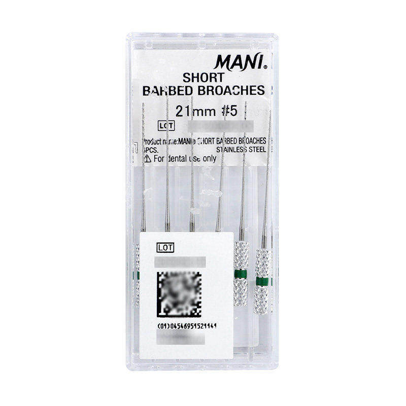 Material dental Mani Mani aguja dental de algodón sonda dental sin Mango aguja nerviosa con mango aguja de extracción de médula ósea aguja de lavado de médula ósea Lima oral