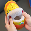 B.Duck, waterproof children's fleece winter polyurethane low boots suitable for men and women